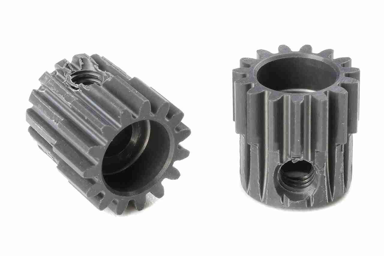 Team Corally 48 DP Pinion Short Hard Anodised AL7075 15 Teeth Shaft Dia. 3.17mm Team Corally 48 DP Pinion Short Hard Anodised AL7075 15 Teeth Shaft Dia. 3.17mm