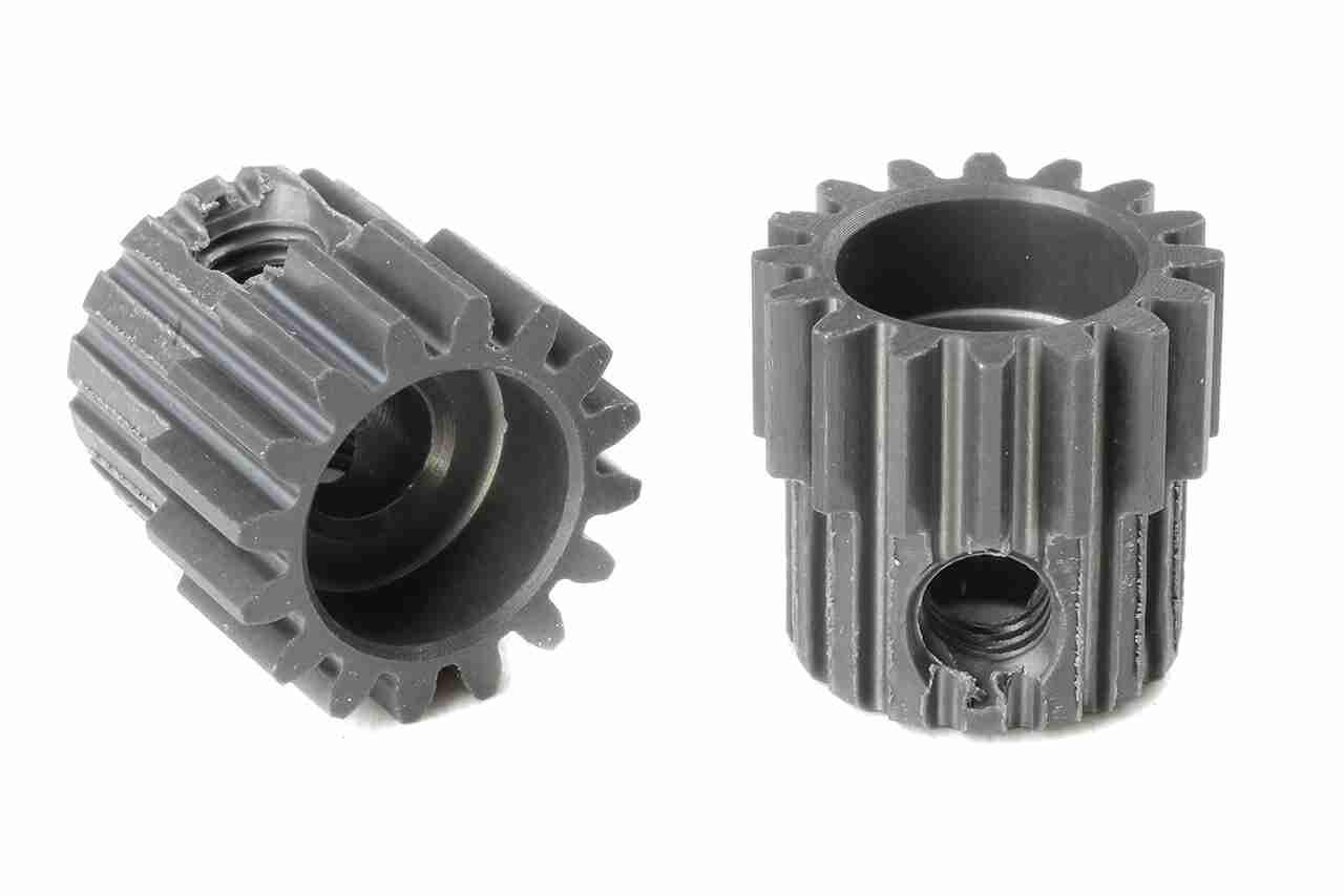 Team Corally 48 DP Pinion Short Hard Anodised AL7075 16 Teeth Shaft Dia. 3.17mm Team Corally 48 DP Pinion Short Hard Anodised AL7075 16 Teeth Shaft Dia. 3.17mm
