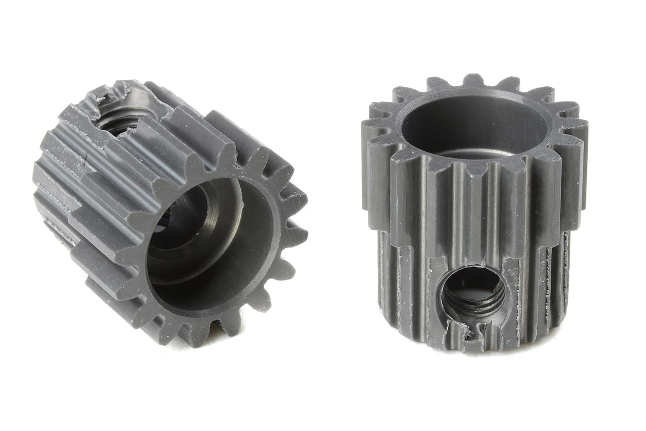 Team Corally 48 DP Pinion Short Hard Anodised AL7075 16 Teeth Shaft Dia. 3.17mm Team Corally 48 DP Pinion Short Hard Anodised AL7075 16 Teeth Shaft Dia. 3.17mm