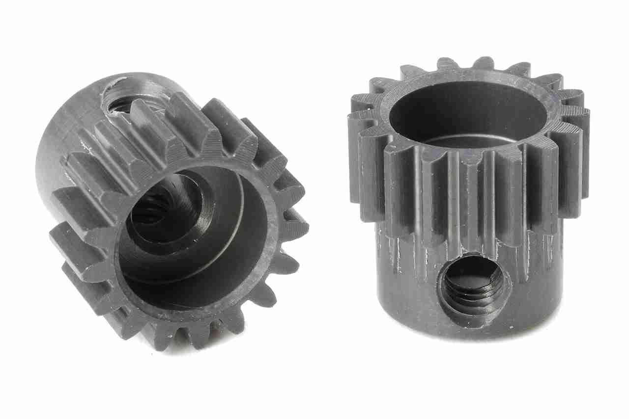 Team Corally 48 DP Pinion Short Hard Anodised AL7075 17 Teeth Shaft Dia. 3.17mm Team Corally 48 DP Pinion Short Hard Anodised AL7075 17 Teeth Shaft Dia. 3.17mm