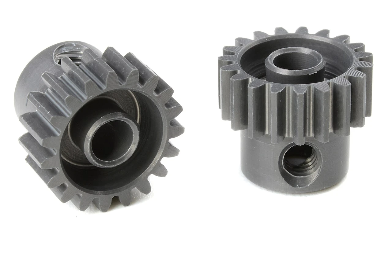 Team Corally 48 DP Pinion Short Hard Anodised AL7075 19 Teeth Shaft Dia. 3.17mm Team Corally 48 DP Pinion Short Hard Anodised AL7075 19 Teeth Shaft Dia. 3.17mm