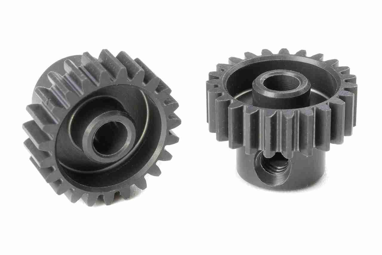 Team Corally 48 DP Pinion Short Hard Anodised AL7075 23 Teeth Shaft Dia. 3.17mm Team Corally 48 DP Pinion Short Hard Anodised AL7075 23 Teeth Shaft Dia. 3.17mm