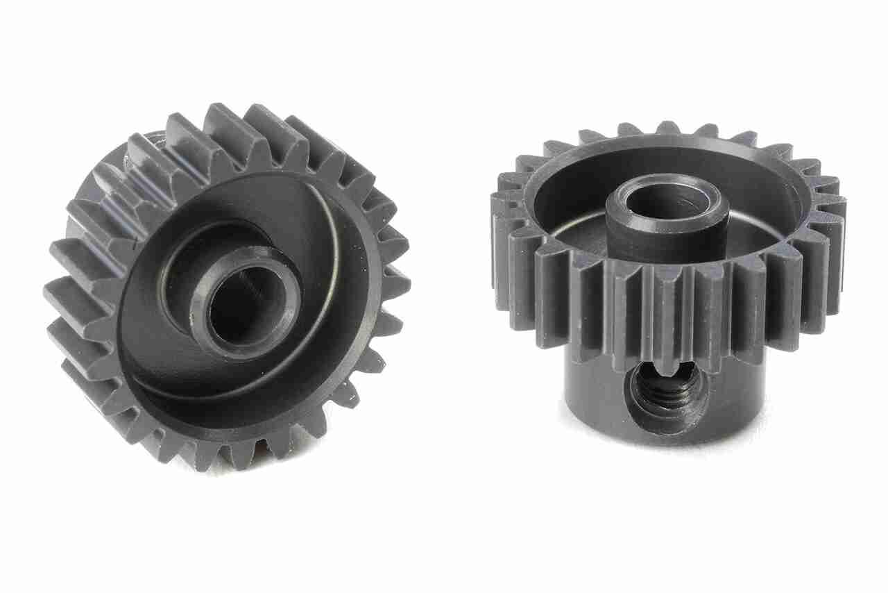 Team Corally 48 DP Pinion Short Hard Anodised AL7075 24 Teeth Shaft Dia. 3.17mm Team Corally 48 DP Pinion Short Hard Anodised AL7075 24 Teeth Shaft Dia. 3.17mm