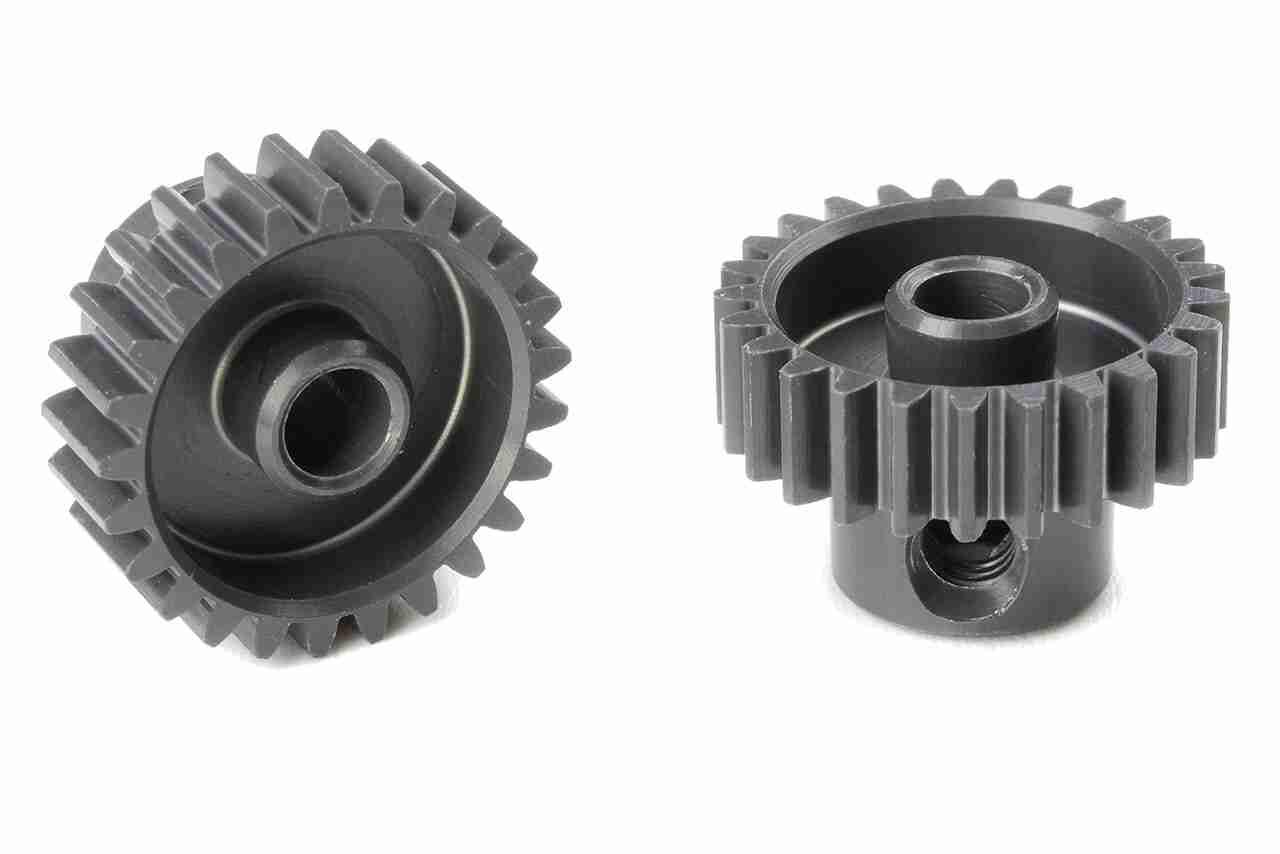 Team Corally 48 DP Pinion Short Hard Anodised AL7075 25 Teeth Shaft Dia. 3.17mm Team Corally 48 DP Pinion Short Hard Anodised AL7075 25 Teeth Shaft Dia. 3.17mm