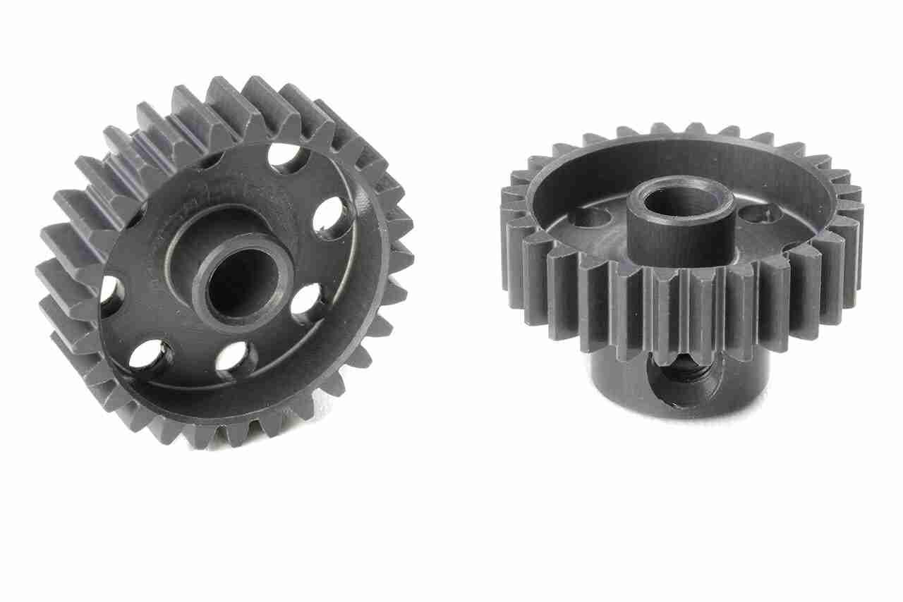Team Corally 48 DP Pinion Short Hard Anodised AL7075 28 Teeth Shaft Dia. 3.17mm Team Corally 48 DP Pinion Short Hard Anodised AL7075 28 Teeth Shaft Dia. 3.17mm