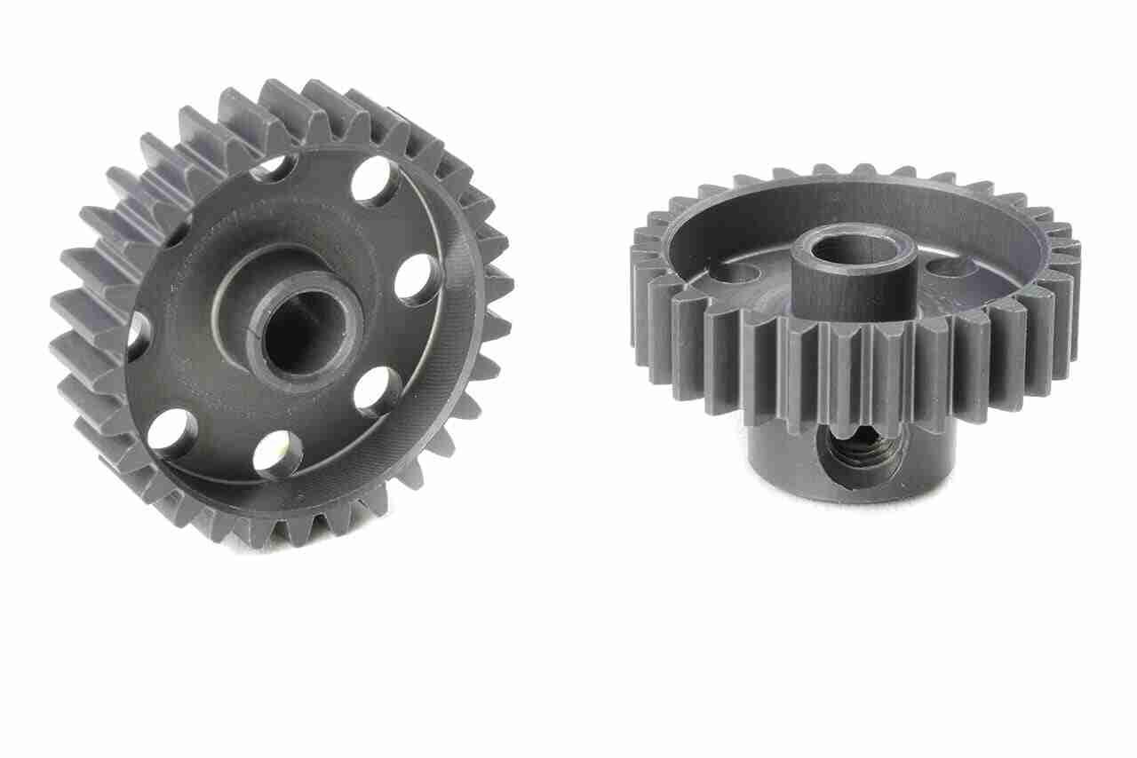 Team Corally 48 DP Pinion Short Hard Anodised AL7075 30 Teeth Shaft Dia. 3.17mm Team Corally 48 DP Pinion Short Hard Anodised AL7075 30 Teeth Shaft Dia. 3.17mm
