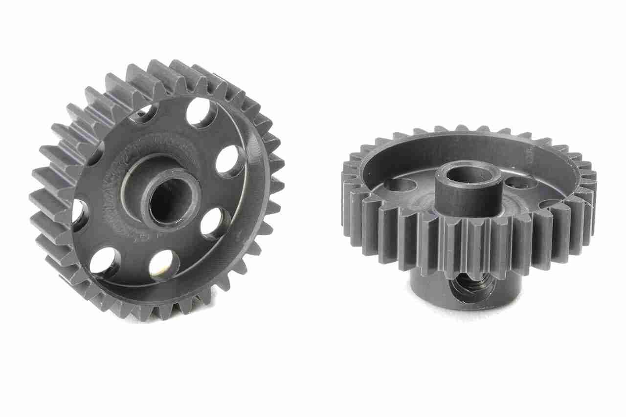 Team Corally 48 DP Pinion Short Hard Anodised AL7075 32 Teeth Shaft Dia. 3.17mm Team Corally 48 DP Pinion Short Hard Anodised AL7075 32 Teeth Shaft Dia. 3.17mm