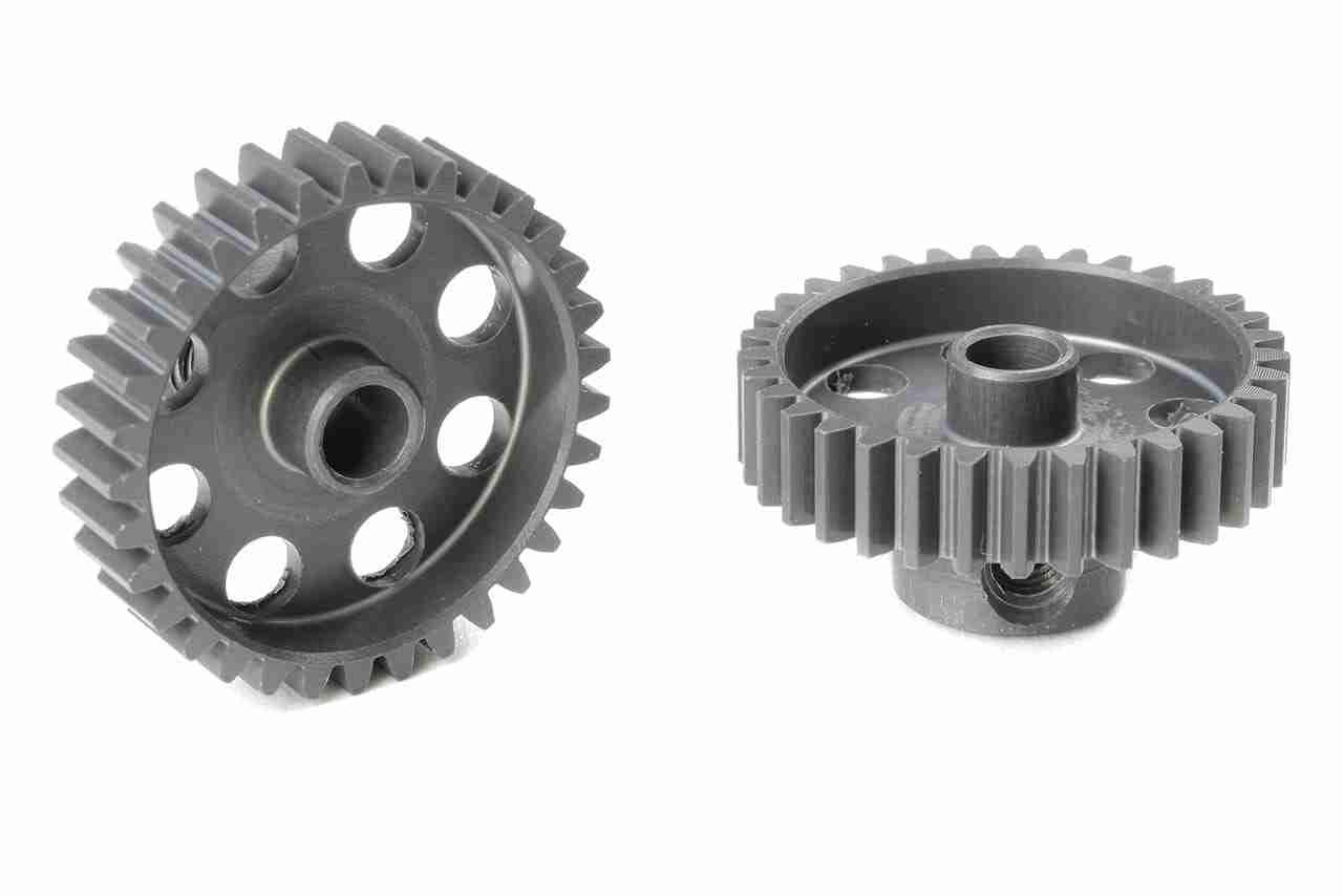 Team Corally 48 DP Pinion Short Hard Anodised AL7075 33 Teeth Shaft Dia. 3.17mm Team Corally 48 DP Pinion Short Hard Anodised AL7075 33 Teeth Shaft Dia. 3.17mm