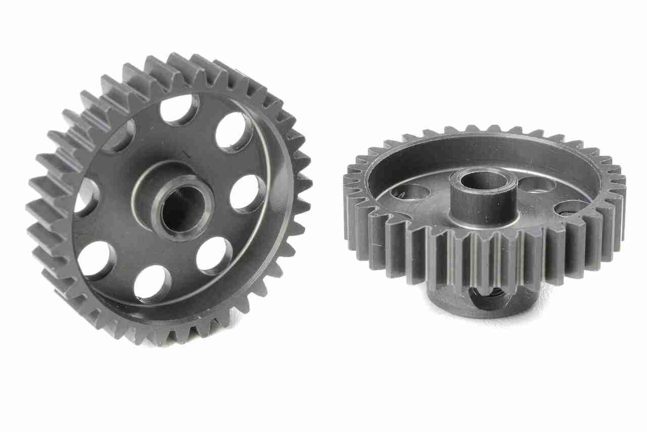 Team Corally 48 DP Pinion Short Hard Anodised AL7075 35 Teeth Shaft Dia. 3.17mm Team Corally 48 DP Pinion Short Hard Anodised AL7075 35 Teeth Shaft Dia. 3.17mm