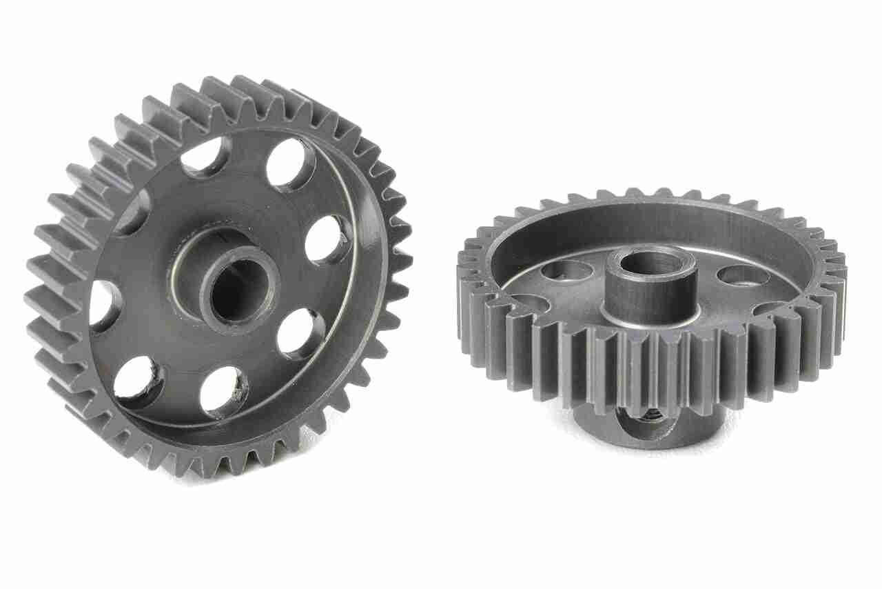 Team Corally 48 DP Pinion Short Hard Anodised AL7075 36 Teeth Shaft Dia. 3.17mm Team Corally 48 DP Pinion Short Hard Anodised AL7075 36 Teeth Shaft Dia. 3.17mm