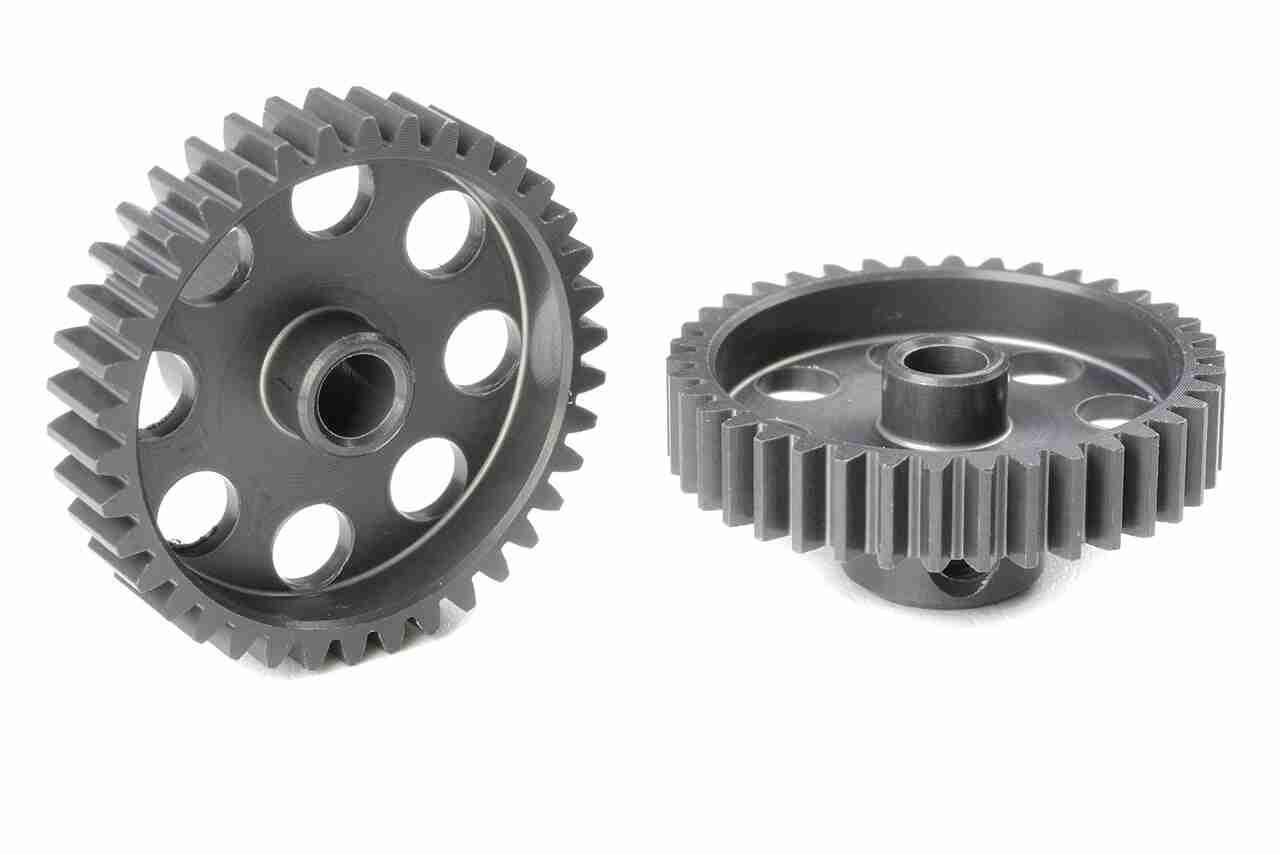 Team Corally 48 DP Pinion Short Hard Anodised AL7075 38 Teeth Shaft Dia. 3.17mm Team Corally 48 DP Pinion Short Hard Anodised AL7075 38 Teeth Shaft Dia. 3.17mm