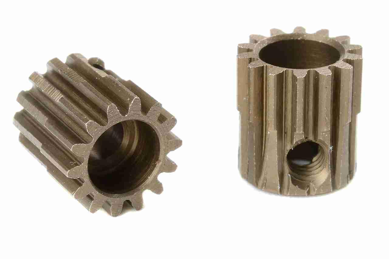 Team Corally 48 DP Pinion Short Hardened Steel 14 Teeth Shaft Dia. 3.17mm Team Corally 48 DP Pinion Short Hardened Steel 14 Teeth Shaft Dia. 3.17mm