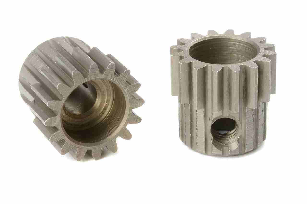 Team Corally 48 DP Pinion Short Hardened Steel 16 Teeth Shaft Dia. 3.17mm Team Corally 48 DP Pinion Short Hardened Steel 16 Teeth Shaft Dia. 3.17mm