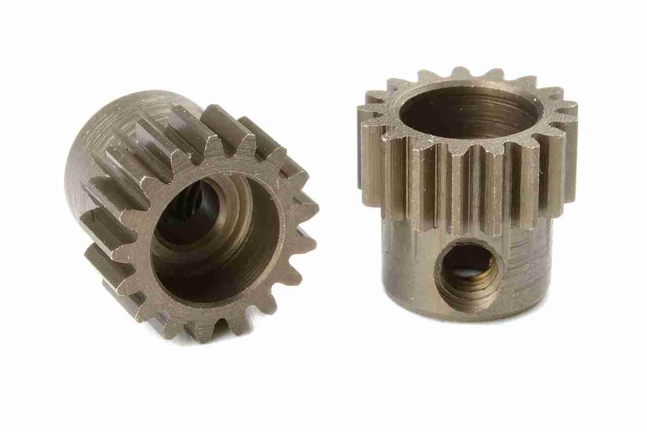 Team Corally 48 DP Pinion Short Hardened Steel 17 Teeth Shaft Dia. 3.17mm Team Corally 48 DP Pinion Short Hardened Steel 17 Teeth Shaft Dia. 3.17mm