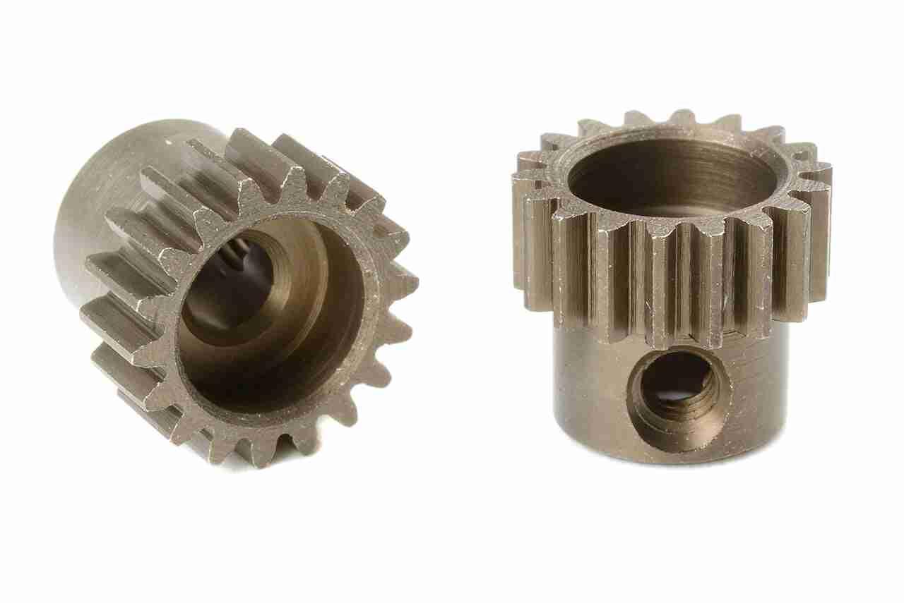 Team Corally 48 DP Pinion Short Hardened Steel 18 Teeth Shaft Dia. 3.17mm Team Corally 48 DP Pinion Short Hardened Steel 18 Teeth Shaft Dia. 3.17mm
