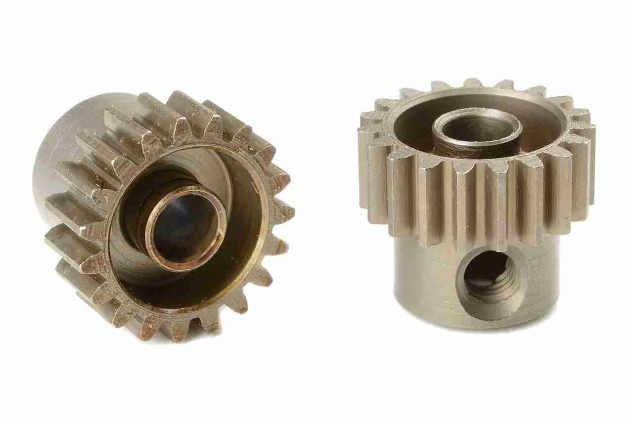 Team Corally 48 DP Pinion Short Hardened Steel 19 Teeth Shaft Dia. 3.17mm Team Corally 48 DP Pinion Short Hardened Steel 19 Teeth Shaft Dia. 3.17mm