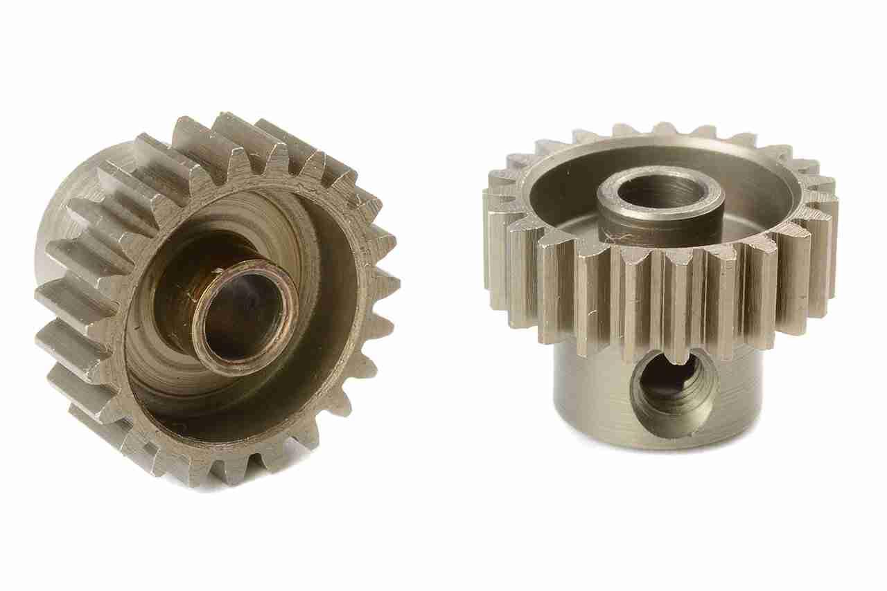 Team Corally 48 DP Pinion Short Hardened Steel 23 Teeth Shaft Dia. 3.17mm Team Corally 48 DP Pinion Short Hardened Steel 23 Teeth Shaft Dia. 3.17mm