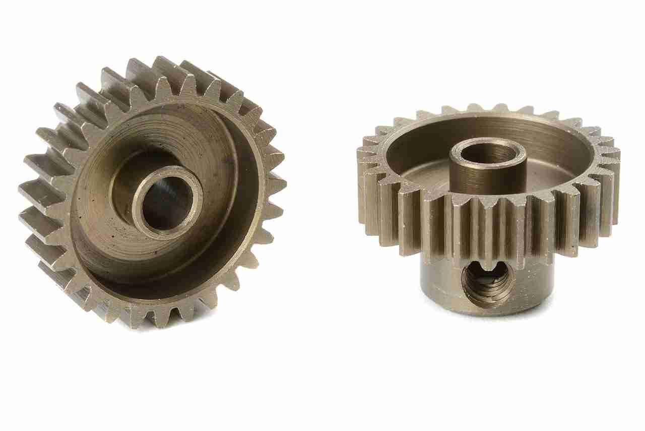 Team Corally 48 DP Pinion Short Hardened Steel 27 Teeth Shaft Dia. 3.17mm Team Corally 48 DP Pinion Short Hardened Steel 27 Teeth Shaft Dia. 3.17mm