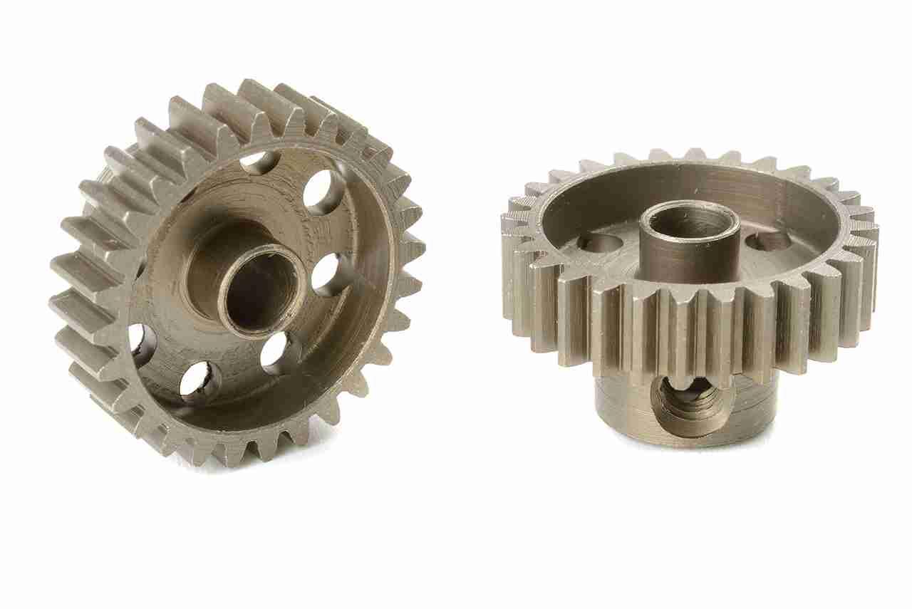 Team Corally 48 DP Pinion Short Hardened Steel 28 Teeth Shaft Dia. 3.17mm Team Corally 48 DP Pinion Short Hardened Steel 28 Teeth Shaft Dia. 3.17mm