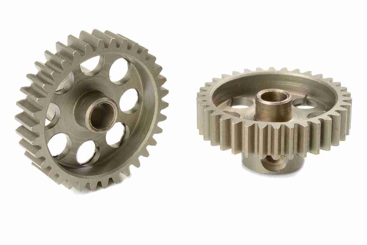 Team Corally 48 DP Pinion Short Hardened Steel 34 Teeth Shaft Dia. 3.17mm Team Corally 48 DP Pinion Short Hardened Steel 34 Teeth Shaft Dia. 3.17mm