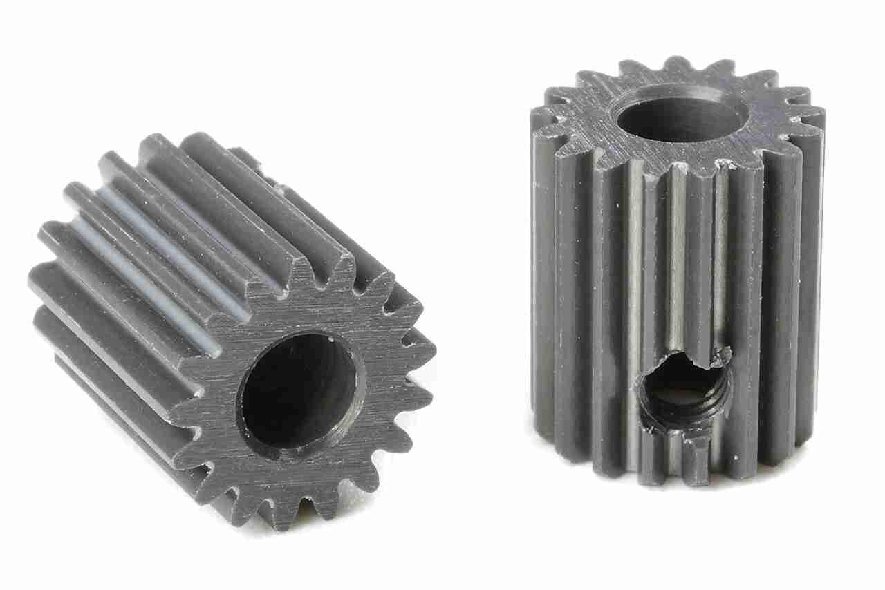 Team Corally 64 DP Pinion Short Hard Anodised AL7075 17 Teeth Shaft Dia. 3.17mm Team Corally 64 DP Pinion Short Hard Anodised AL7075 17 Teeth Shaft Dia. 3.17mm