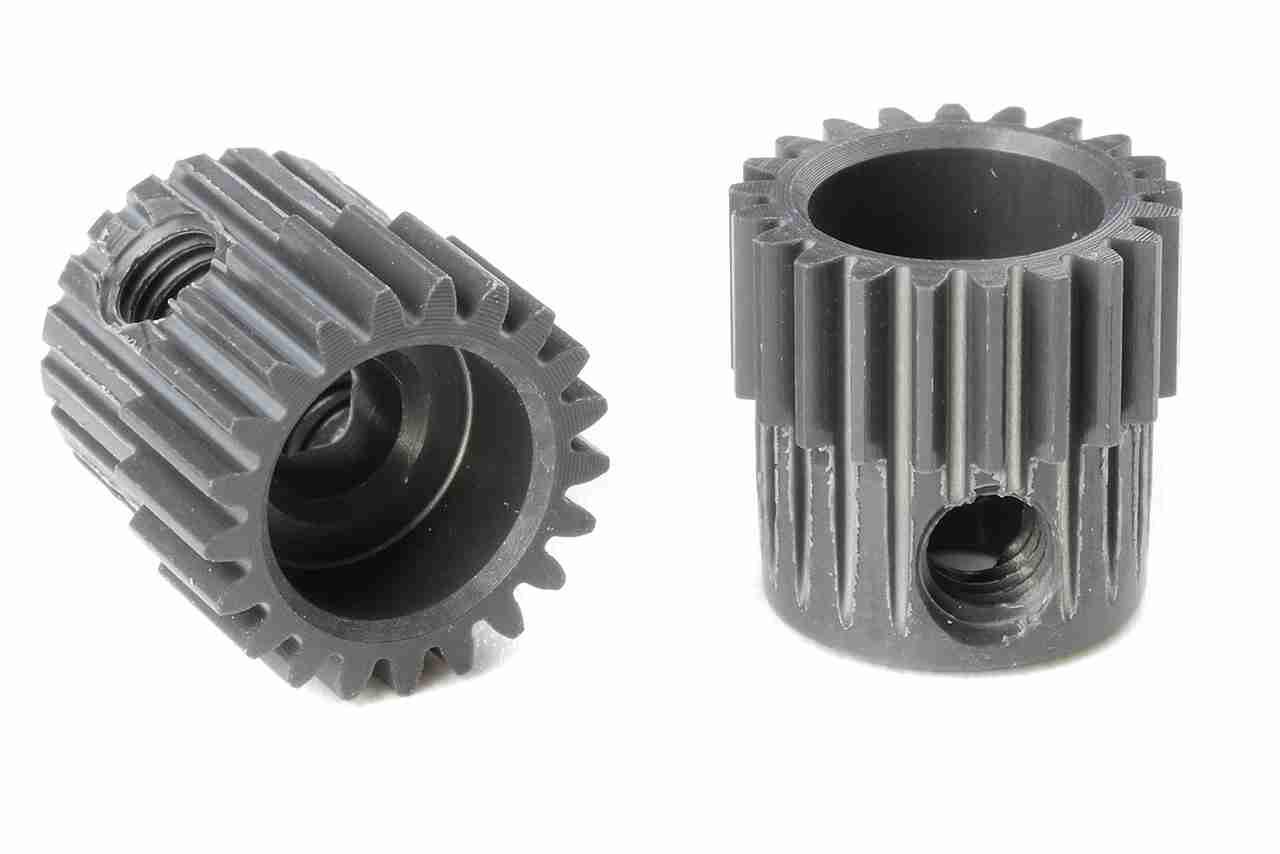 Team Corally 64 DP Pinion Short Hard Anodised AL7075 21 Teeth Shaft Dia. 3.17mm Team Corally 64 DP Pinion Short Hard Anodised AL7075 21 Teeth Shaft Dia. 3.17mm