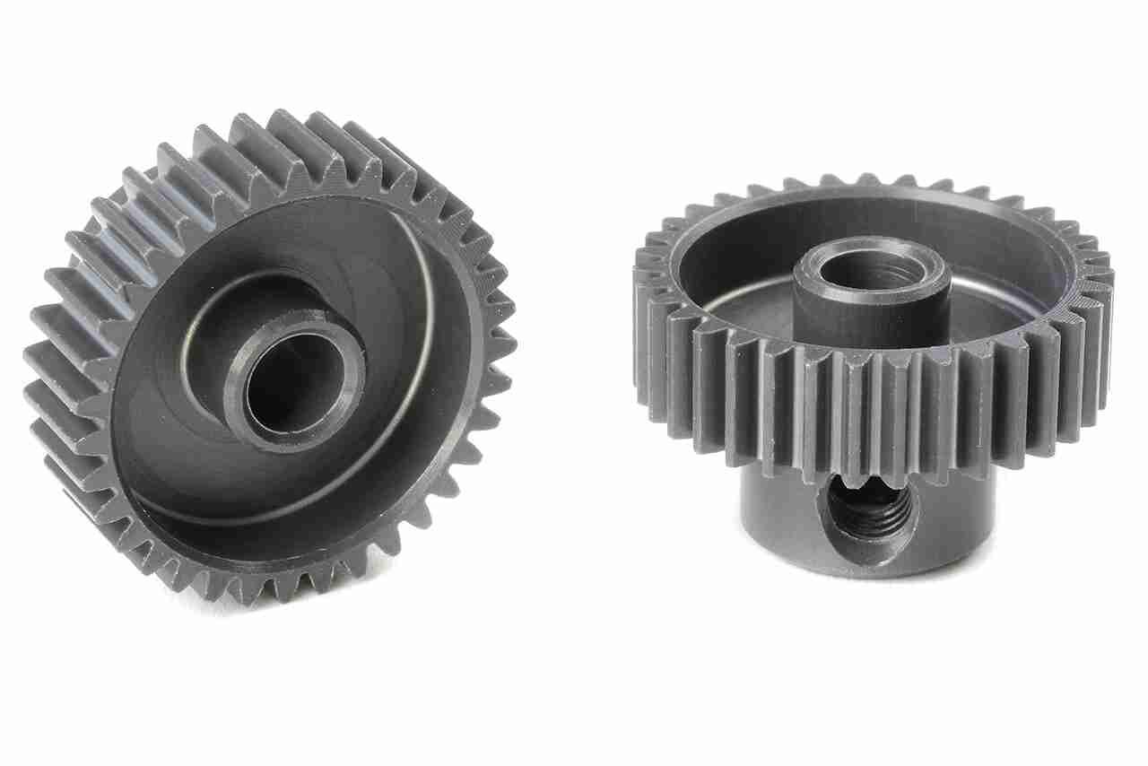 Team Corally 64 DP Pinion Short Hard Anodised AL7075 35 Teeth Shaft Dia. 3.17mm Team Corally 64 DP Pinion Short Hard Anodised AL7075 35 Teeth Shaft Dia. 3.17mm