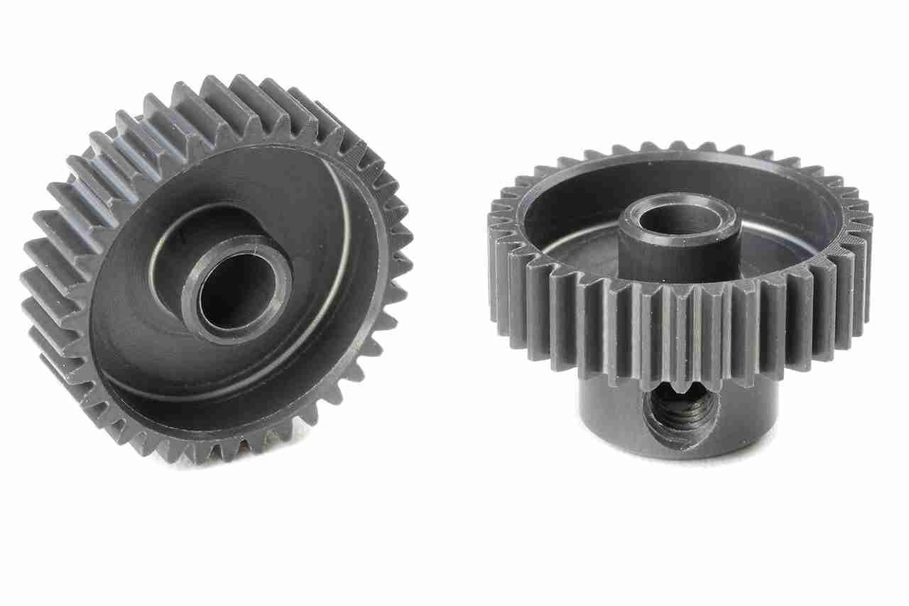 Team Corally 64 DP Pinion Short Hard Anodised AL7075 36 Teeth Shaft Dia. 3.17mm Team Corally 64 DP Pinion Short Hard Anodised AL7075 36 Teeth Shaft Dia. 3.17mm
