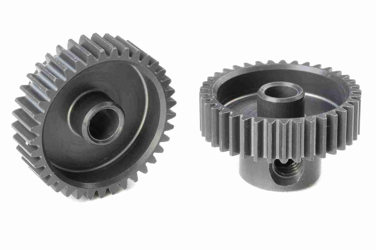 Team Corally 64 DP Pinion Short Hard Anodised AL7075 37 Teeth Shaft Dia. 3.17mm Team Corally 64 DP Pinion Short Hard Anodised AL7075 37 Teeth Shaft Dia. 3.17mm
