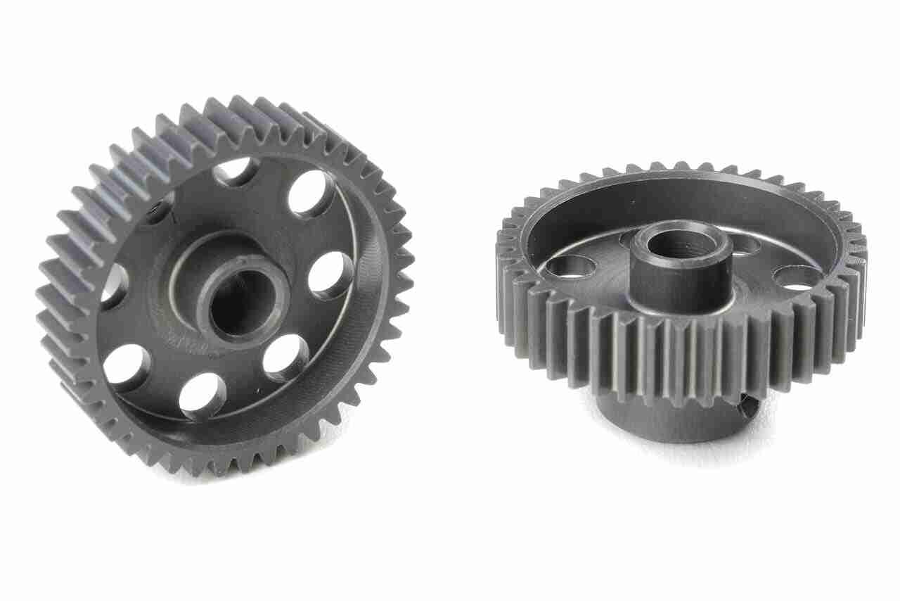 Team Corally 64 DP Pinion Short Hard Anodised AL7075 42 Teeth Shaft Dia. 3.17mm Team Corally 64 DP Pinion Short Hard Anodised AL7075 42 Teeth Shaft Dia. 3.17mm