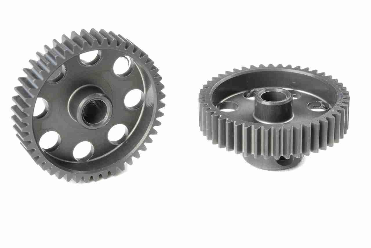 Team Corally 64 DP Pinion Short Hard Anodised AL7075 46 Teeth Shaft Dia. 3.17mm Team Corally 64 DP Pinion Short Hard Anodised AL7075 46 Teeth Shaft Dia. 3.17mm