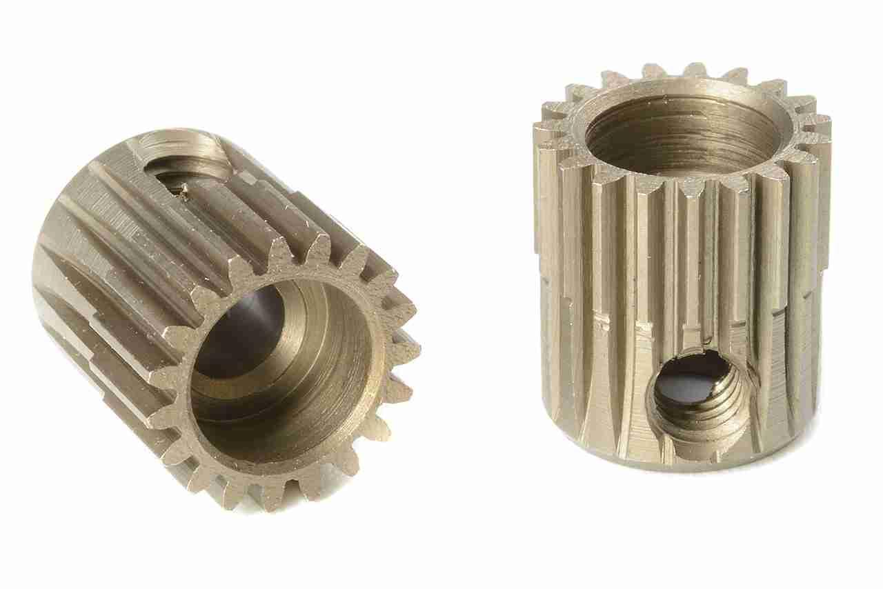 Team Corally 64 DP Pinion Short Hardened Steel 19 Teeth Shaft Dia. 3.17mm Team Corally 64 DP Pinion Short Hardened Steel 19 Teeth Shaft Dia. 3.17mm