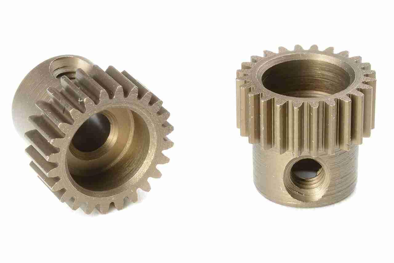 Team Corally 64 DP Pinion Short Hardened Steel 24 Teeth Shaft Dia. 3.17mm Team Corally 64 DP Pinion Short Hardened Steel 24 Teeth Shaft Dia. 3.17mm