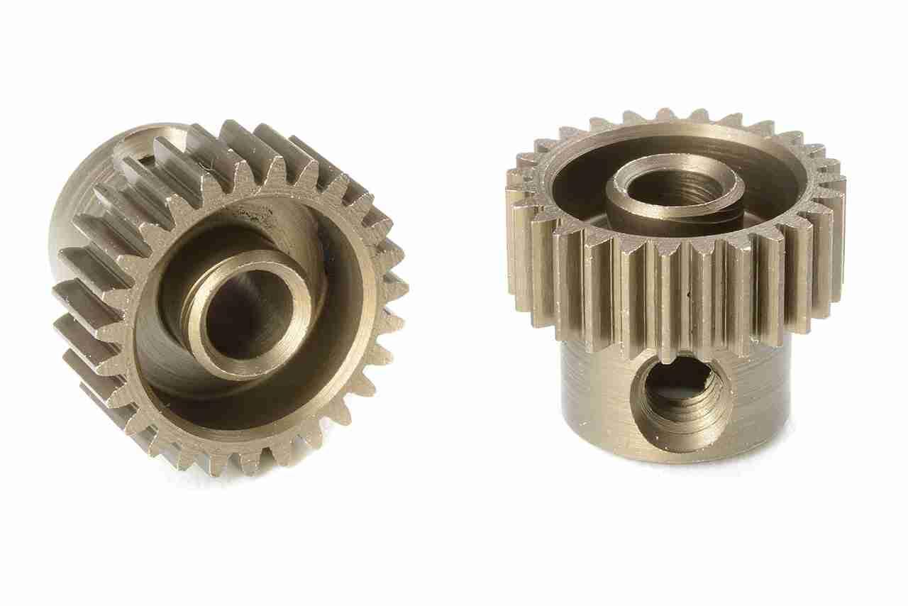 Team Corally 64 DP Pinion Short Hardened Steel 27 Teeth Shaft Dia. 3.17mm Team Corally 64 DP Pinion Short Hardened Steel 27 Teeth Shaft Dia. 3.17mm