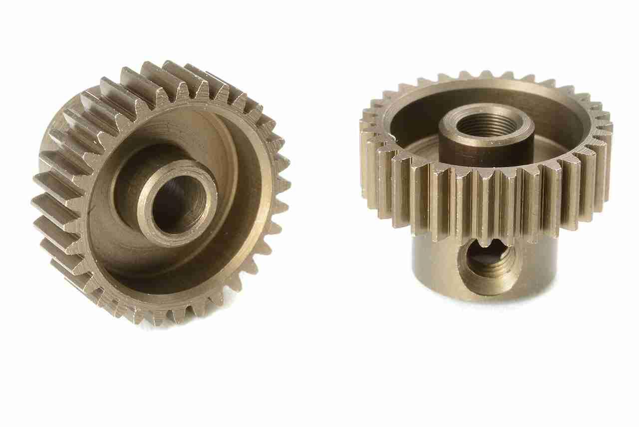 Team Corally 64 DP Pinion Short Hardened Steel 32 Teeth Shaft Dia. 3.17mm Team Corally 64 DP Pinion Short Hardened Steel 32 Teeth Shaft Dia. 3.17mm