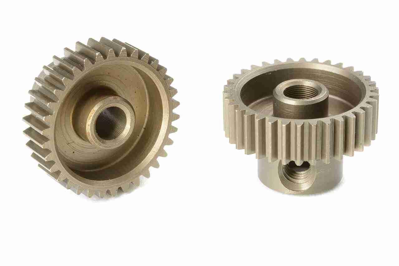 Team Corally 64 DP Pinion Short Hardened Steel 34 Teeth Shaft Dia. 3.17mm Team Corally 64 DP Pinion Short Hardened Steel 34 Teeth Shaft Dia. 3.17mm