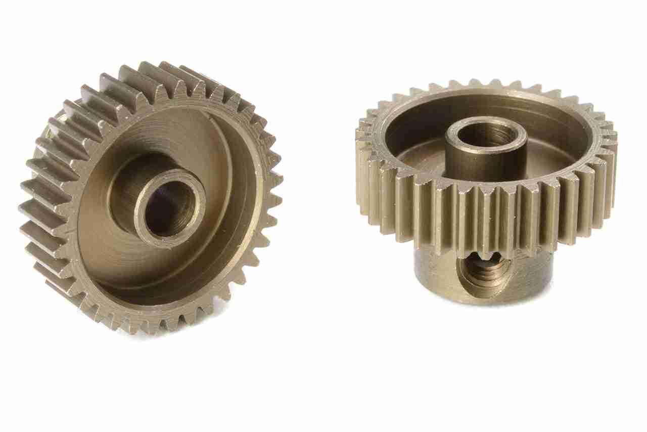 Team Corally 64 DP Pinion Short Hardened Steel 35 Teeth Shaft Dia. 3.17mm Team Corally 64 DP Pinion Short Hardened Steel 35 Teeth Shaft Dia. 3.17mm