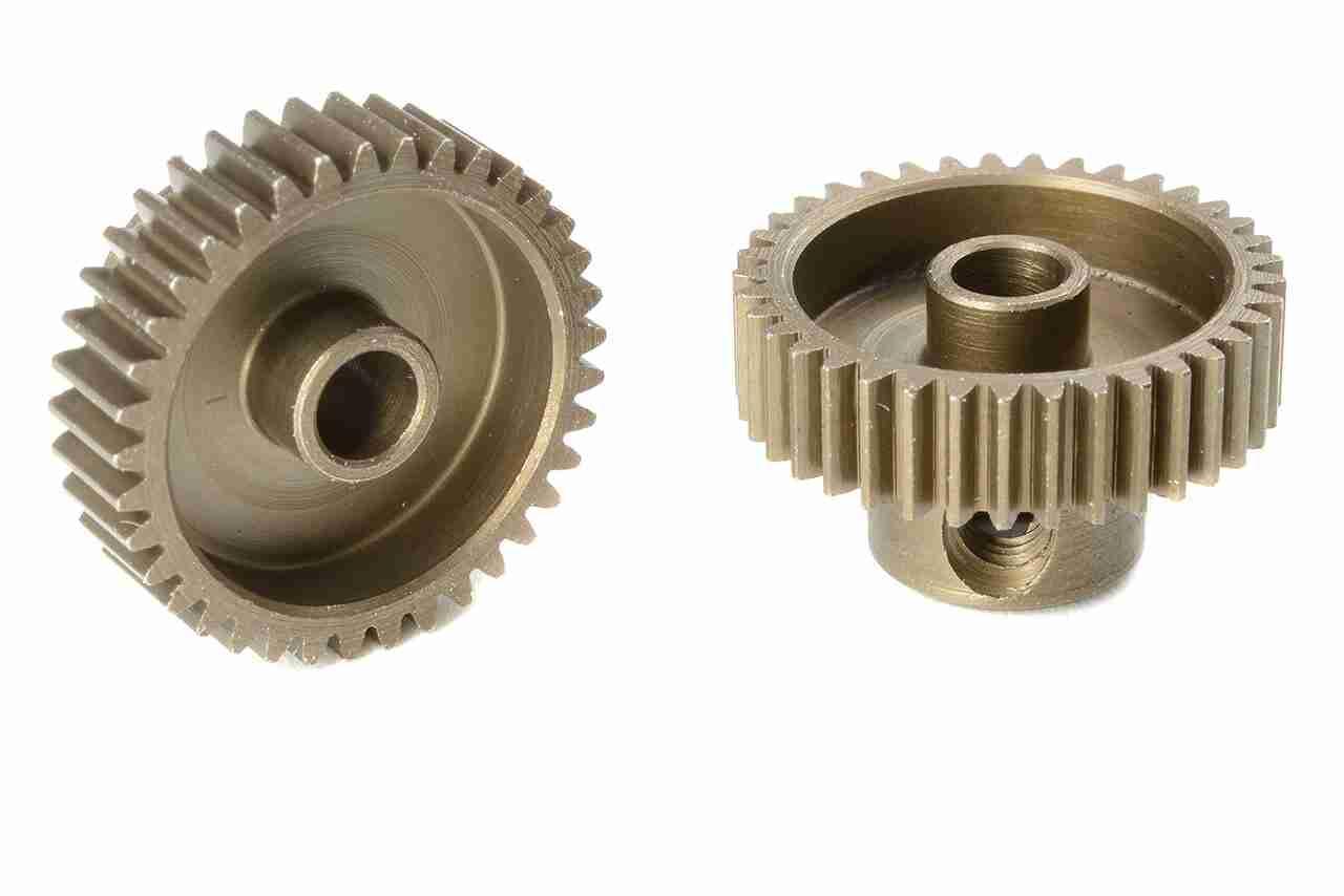 Team Corally 64 DP Pinion Short Hardened Steel 37 Teeth Shaft Dia. 3.17mm Team Corally 64 DP Pinion Short Hardened Steel 37 Teeth Shaft Dia. 3.17mm