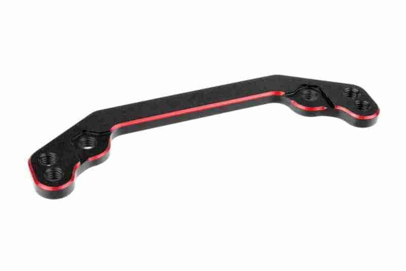 Team Corally Ackerman Plate Alu 7075 Hard Anodized Black/Red 1 Pc Team Corally Ackerman Plate Alu 7075 Hard Anodized Black/Red 1 Pc