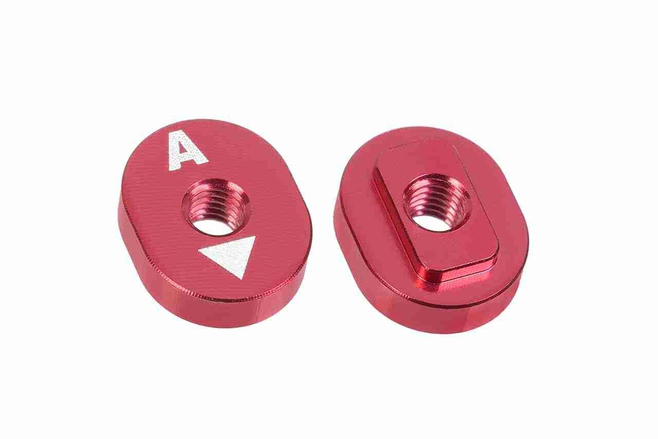 Team Corally Alum. Excentric Camber Nut A 1° 2 Pcs Team Corally Alum. Excentric Camber Nut A 1° 2 Pcs