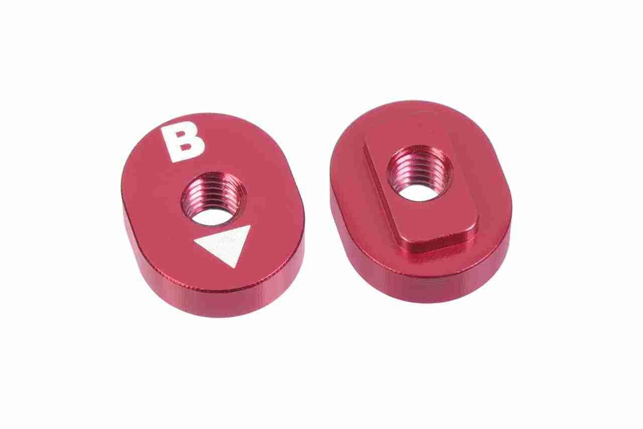 Team Corally Alum. Excentric Camber Nut B 0.5° 1.5° 2 Pcs Team Corally Alum. Excentric Camber Nut B 0.5° 1.5° 2 Pcs