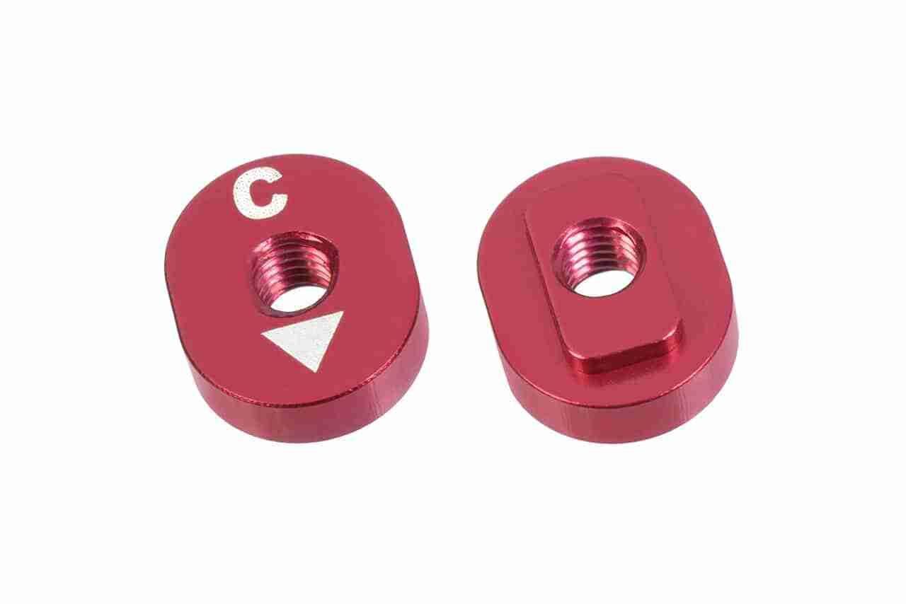 Team Corally Alum. Excentric Camber Nut C 0° 2.0° 2 Pcs Team Corally Alum. Excentric Camber Nut C 0° 2.0° 2 Pcs
