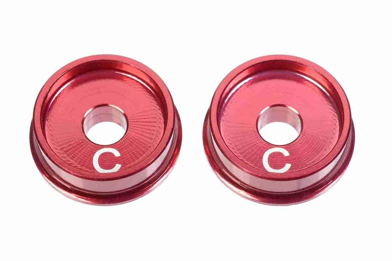 Team Corally Alum. Lower Arm Cap SSX-12 C 2.0mm 2 Pcs Team Corally Alum. Lower Arm Cap SSX-12 C 2.0mm 2 Pcs