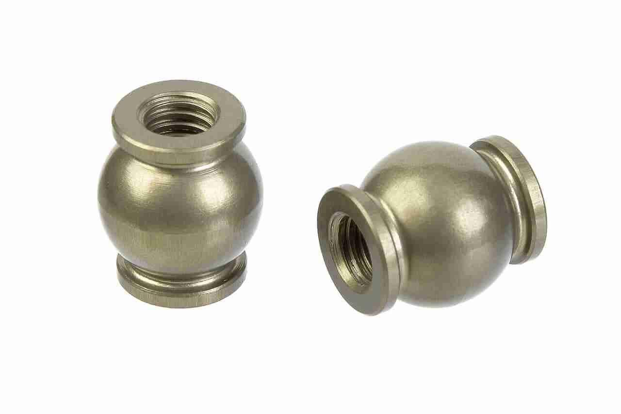 Team Corally Alum. Pivot Ball Hardcoated 2 Pcs Team Corally Alum. Pivot Ball Hardcoated 2 Pcs