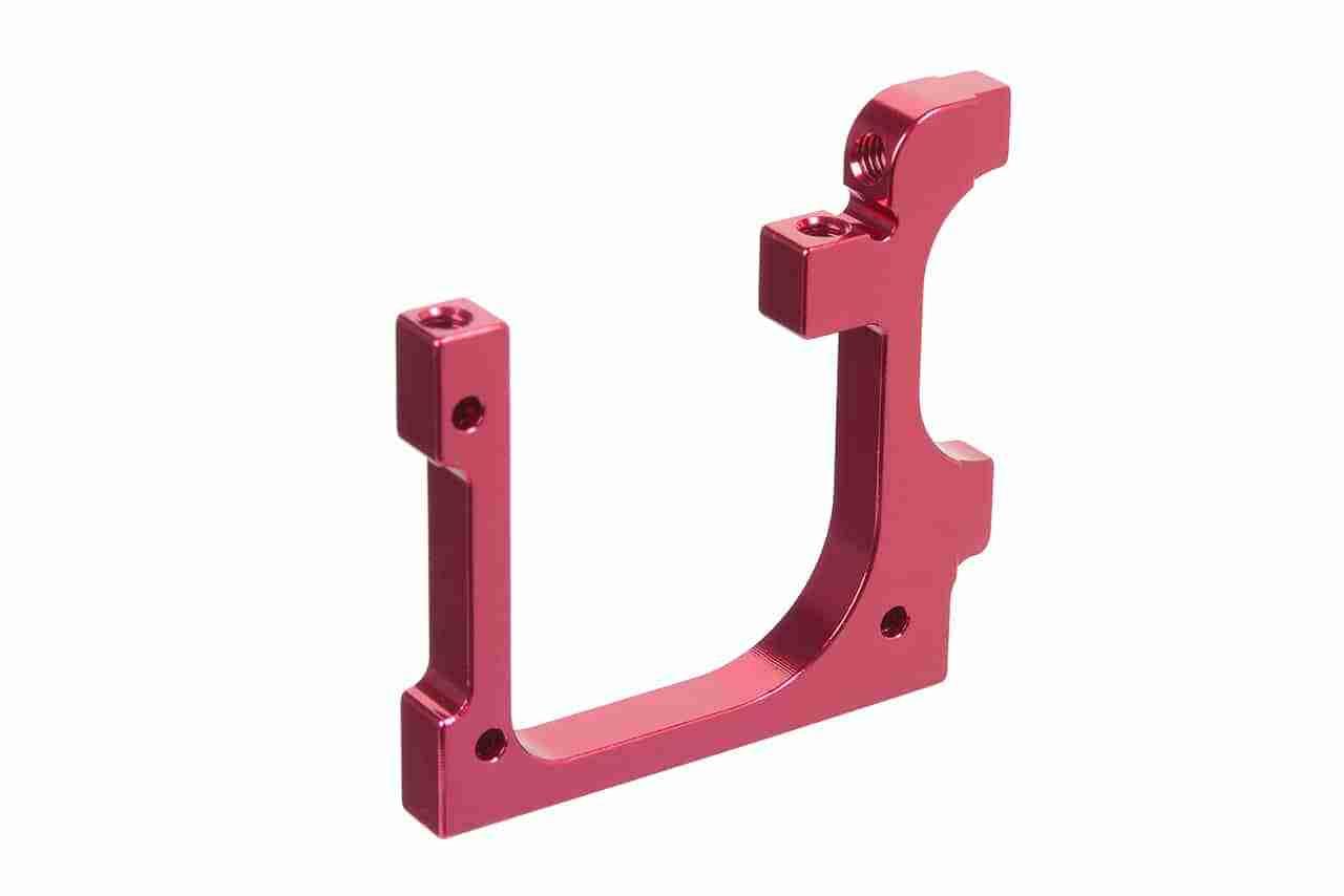Corally Alum. Rear Bulkhead Motor FSX-10 SSX-10 Left 7075 T6 Corally Alum. Rear Bulkhead Motor FSX-10 SSX-10 Left 7075 T6