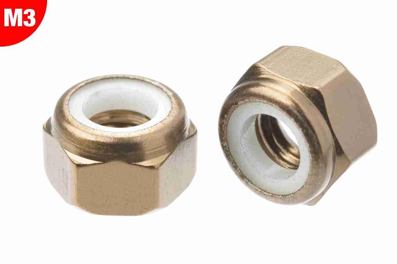 Team Corally Aluminium Nylstop Nut M3 Gun Metal 10 pcs Team Corally Aluminium Nylstop Nut M3 Gun Metal 10 pcs