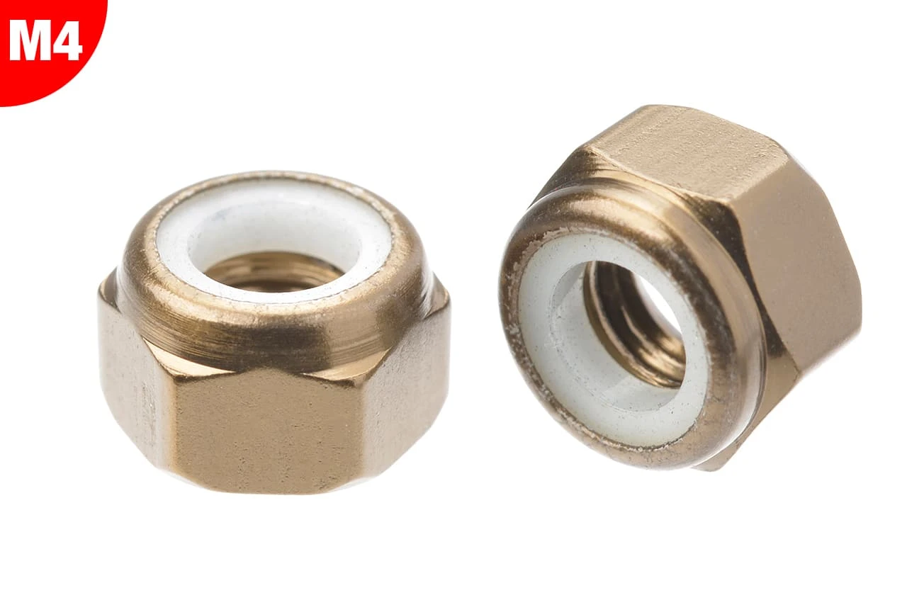 Team Corally Aluminium Nylstop Nut M4 Gun Metal 10 pcs Team Corally Aluminium Nylstop Nut M4 Gun Metal 10 pcs