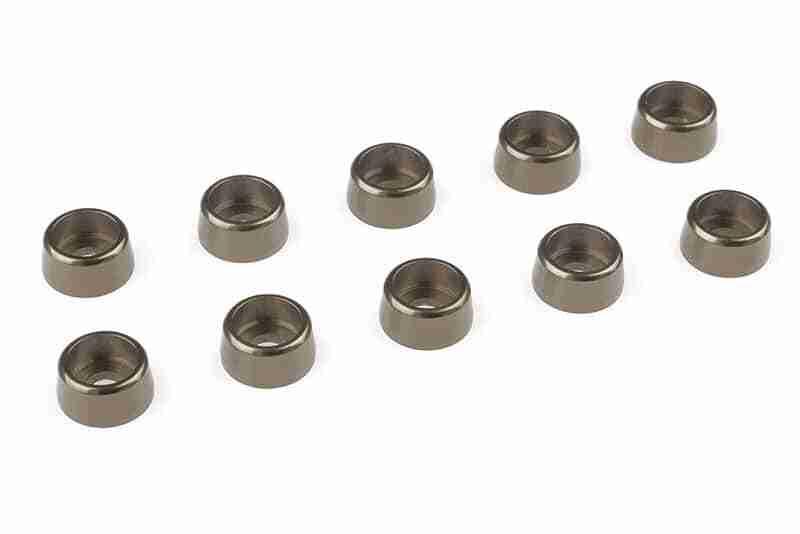 Team Corally Aluminium Washer for M3 Socket Head Screws OD=8mm Gun Metal 10 pcs Team Corally Aluminium Washer for M3 Socket Head Screws OD=8mm Gun Metal 10 pcs
