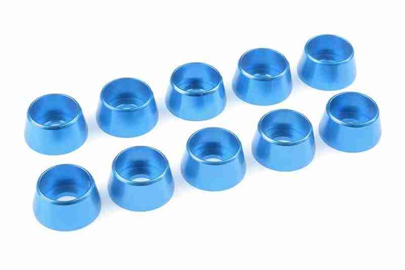 Team Corally Aluminium Washer for M5 Socket Head Screws OD=12mm Blue 10 pcs Team Corally Aluminium Washer for M5 Socket Head Screws OD=12mm Blue 10 pcs