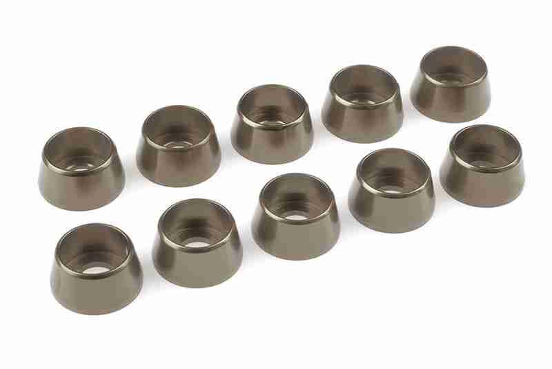 Team Corally Aluminium Washer for M5 Socket Head Screws OD=12mm Gun Metal 10 pcs Team Corally Aluminium Washer for M5 Socket Head Screws OD=12mm Gun Metal 10 pcs